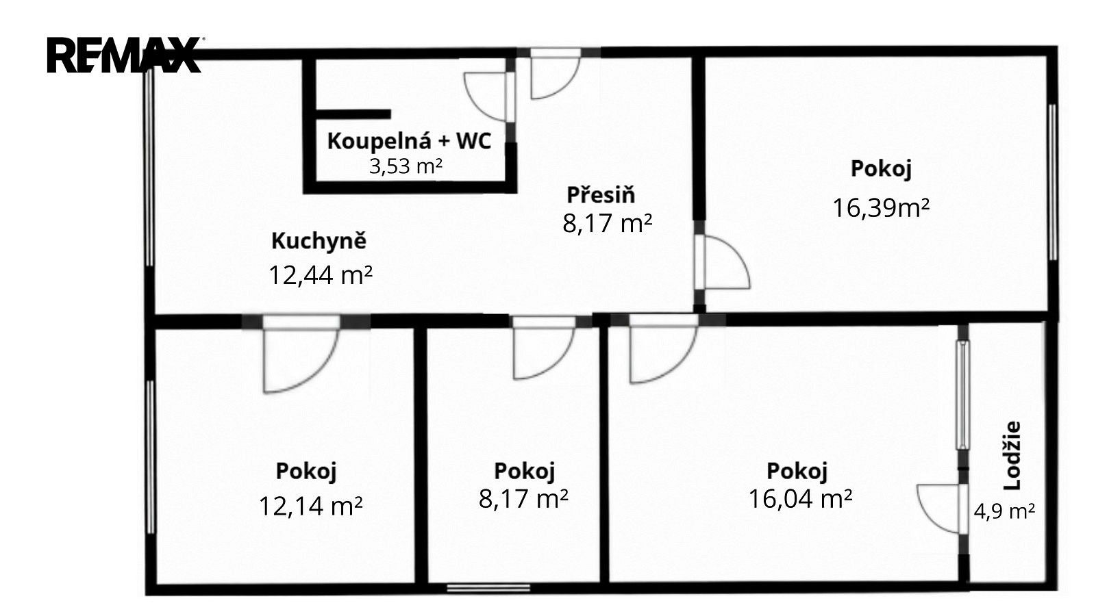 4+1, Chomutov, Ústecký kraj, 77 m² - 2