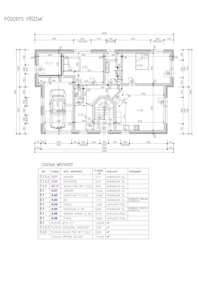 Byt 3+kk · 82 m² · Šternberská, Divišov - Divišov u Benešova, Středočeský kraj - 4