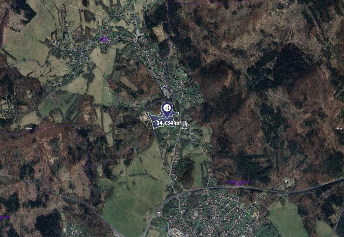 Louky, Nový Bor, 28 595 m² - 2
