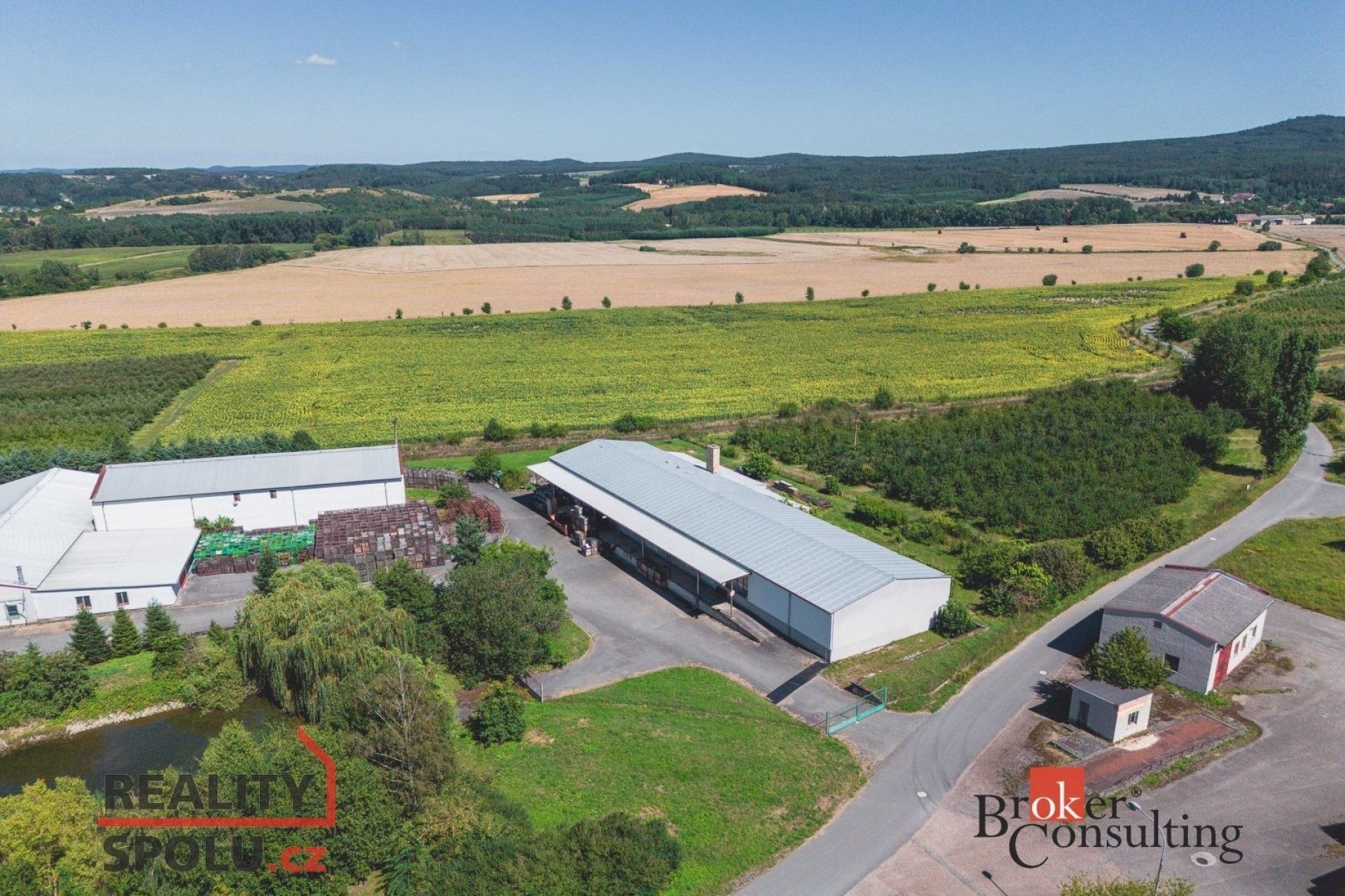 Sklady, Břasy, 980 m² - 1