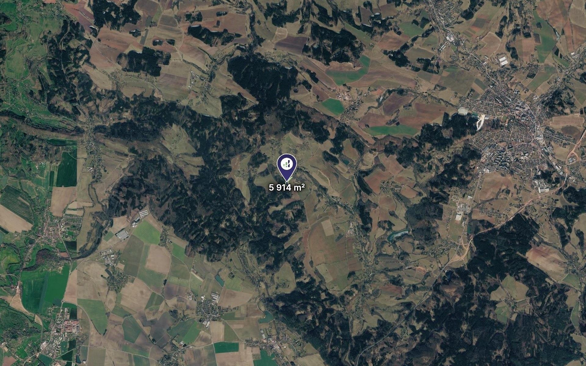 Prodej pozemek - Úbislavice, 5 914 m² - 2