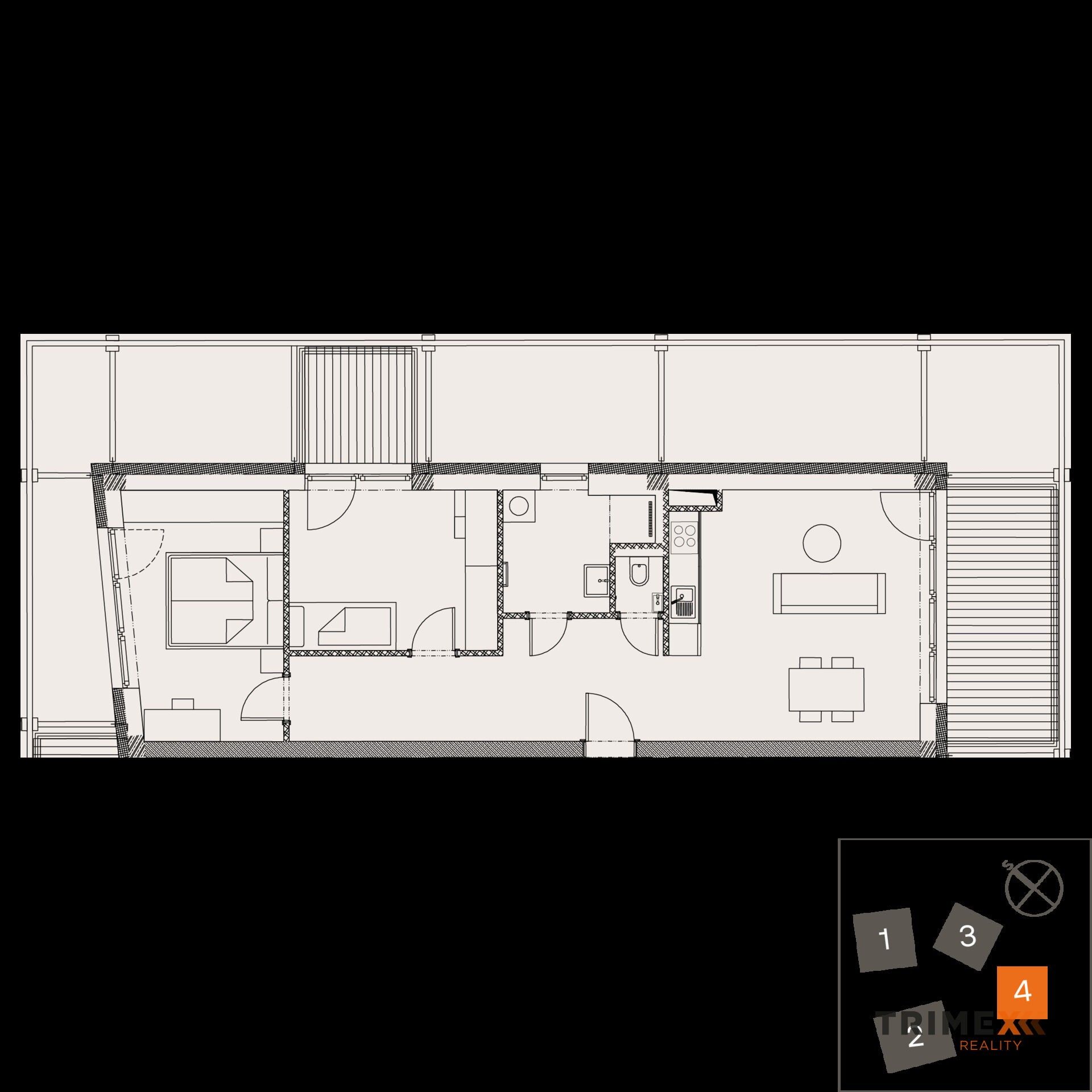 3+kk, Štěpánov, Valašské Meziříčí, 66 m² - 2