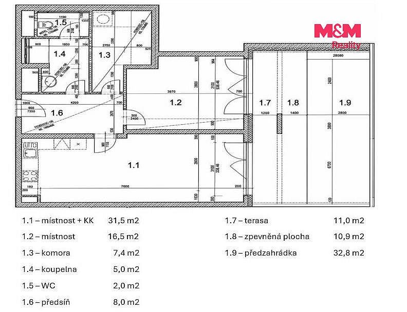 Byt 2+kk · 71 m² · Poděbradská, Praha 9 - Hloubětín - 3