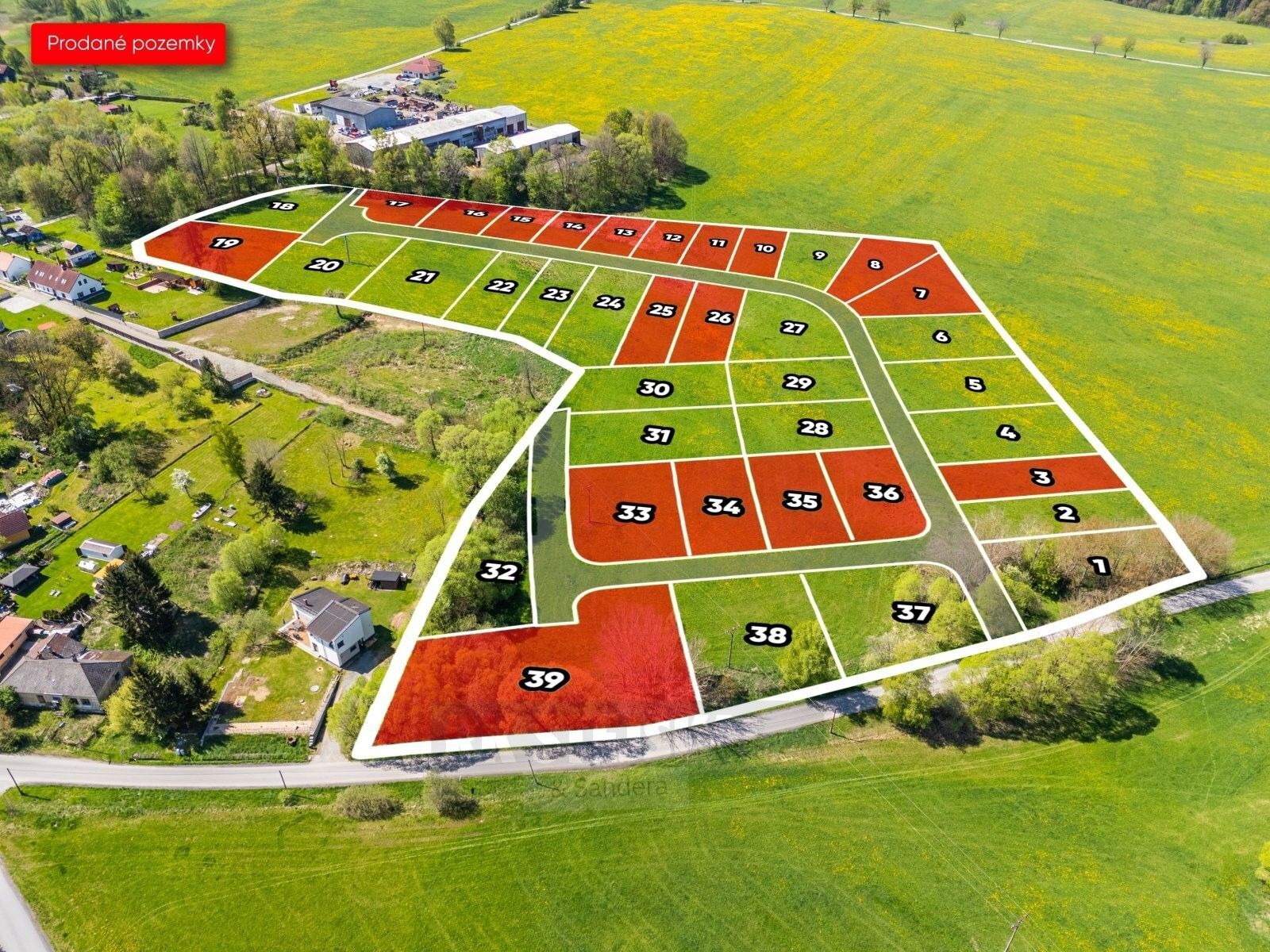 Prodej pozemek pro bydlení - Mostky, Kaplice, 600 m²