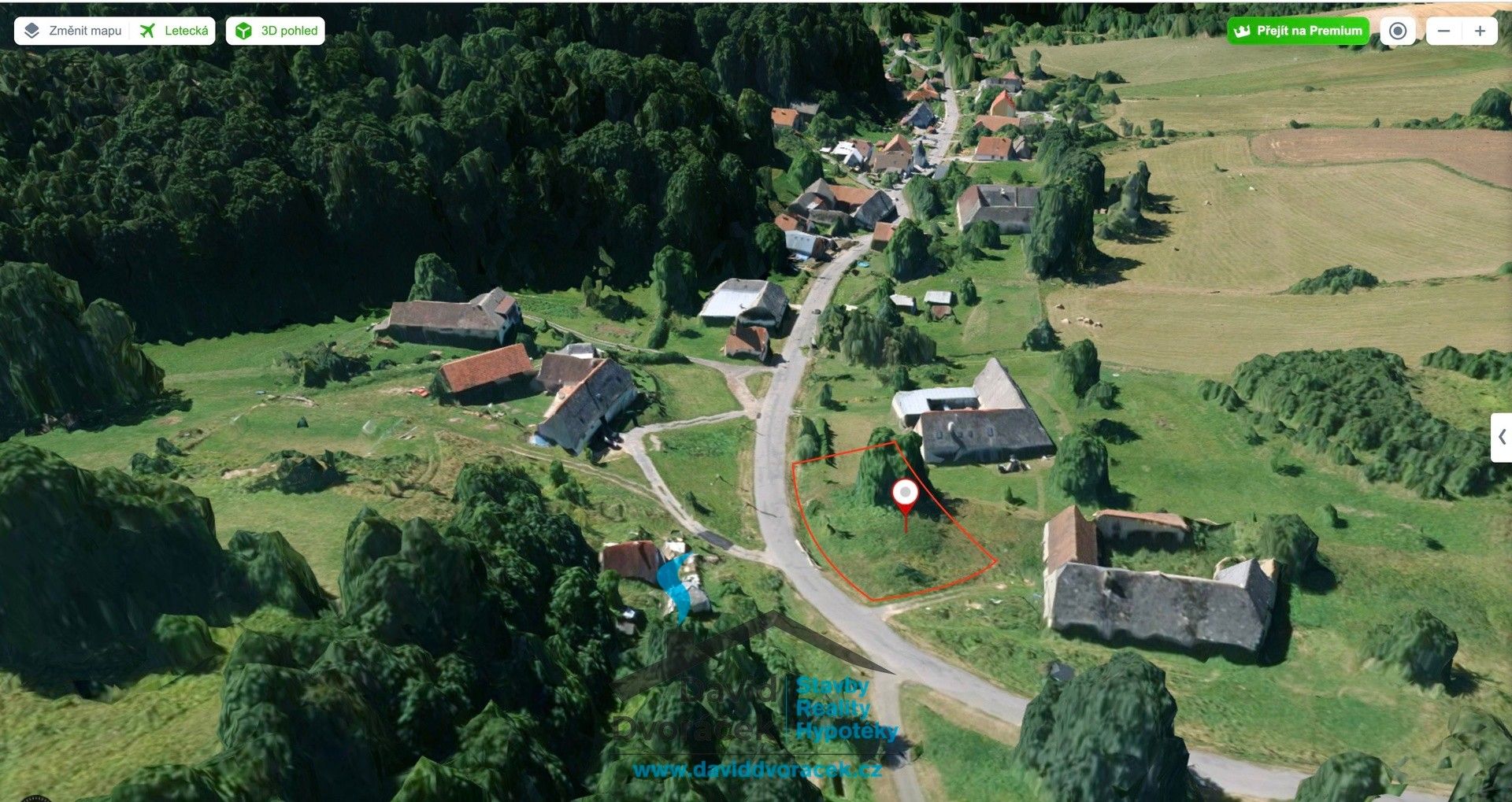 Prodej pozemek pro bydlení - Pohledy