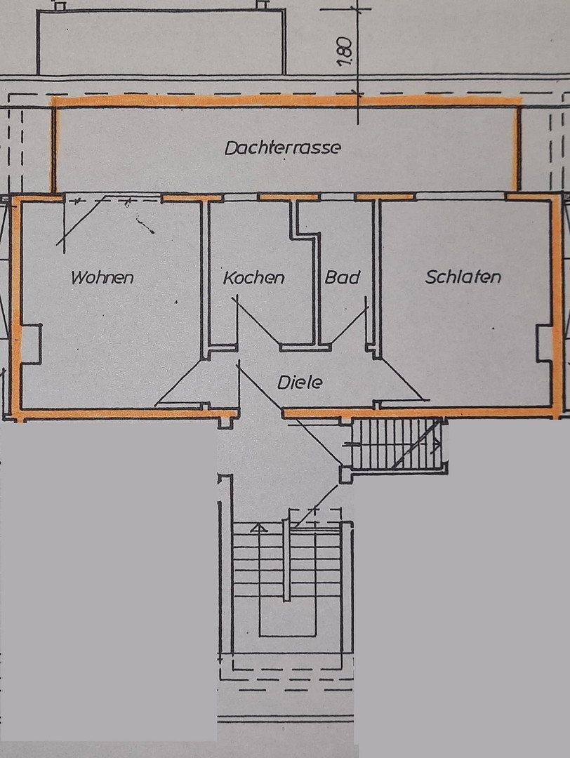 2+kk, Hebbelstr. 26, , Severní Porýní-Vestfálsko, 51 m² - 1