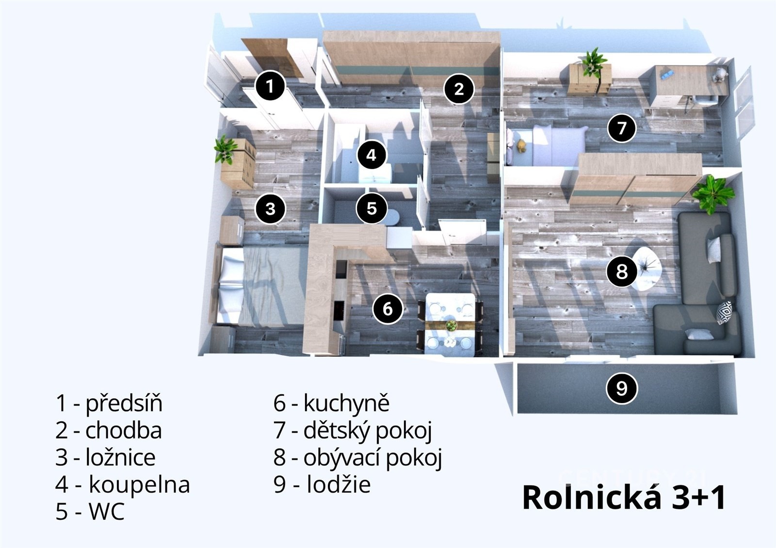 Prodej byt 3+1 - Rolnická, Brno Bohunice, 71 m² - 5