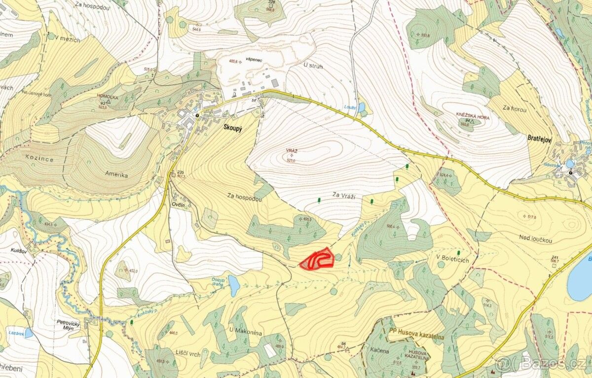 Pozemky pro bydlení, Petrovice u Sedlčan, 262 55 - 2