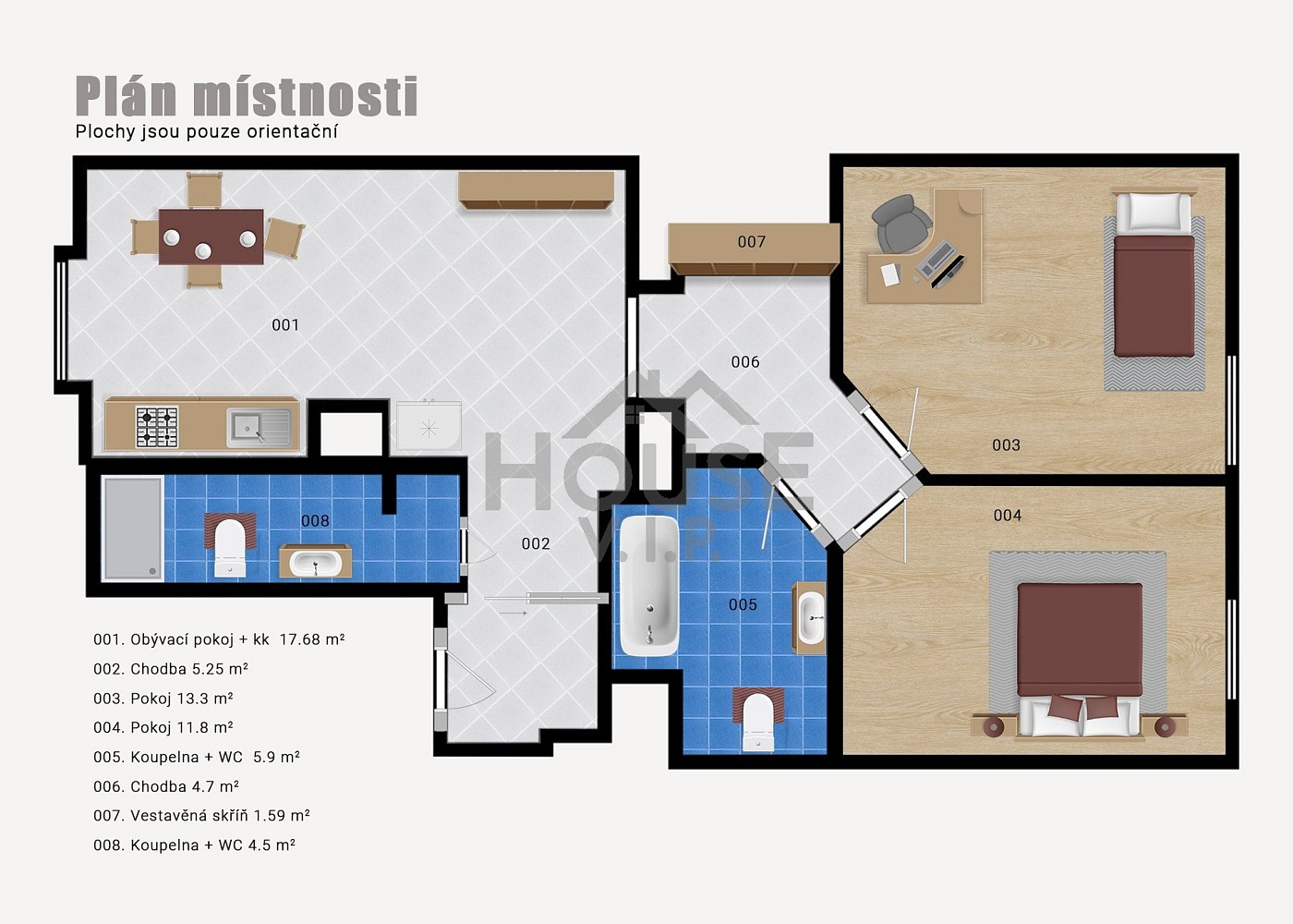 Byt 3+kk · 63 m² · Šumavská, Praha 2 - Vinohrady - 3