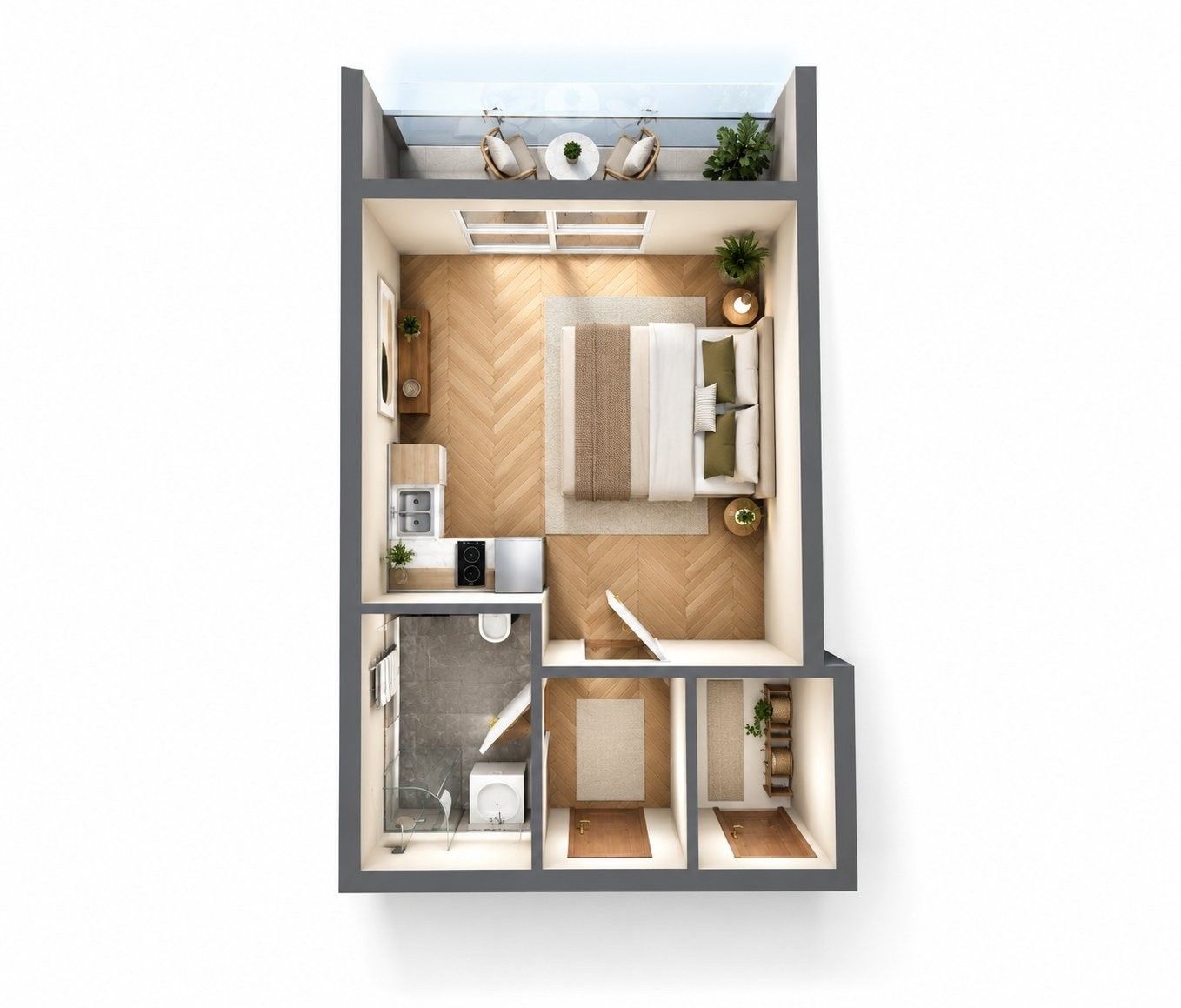 1+kk, Hrnčířská, Uhlířské Janovice, 35 m² - 2