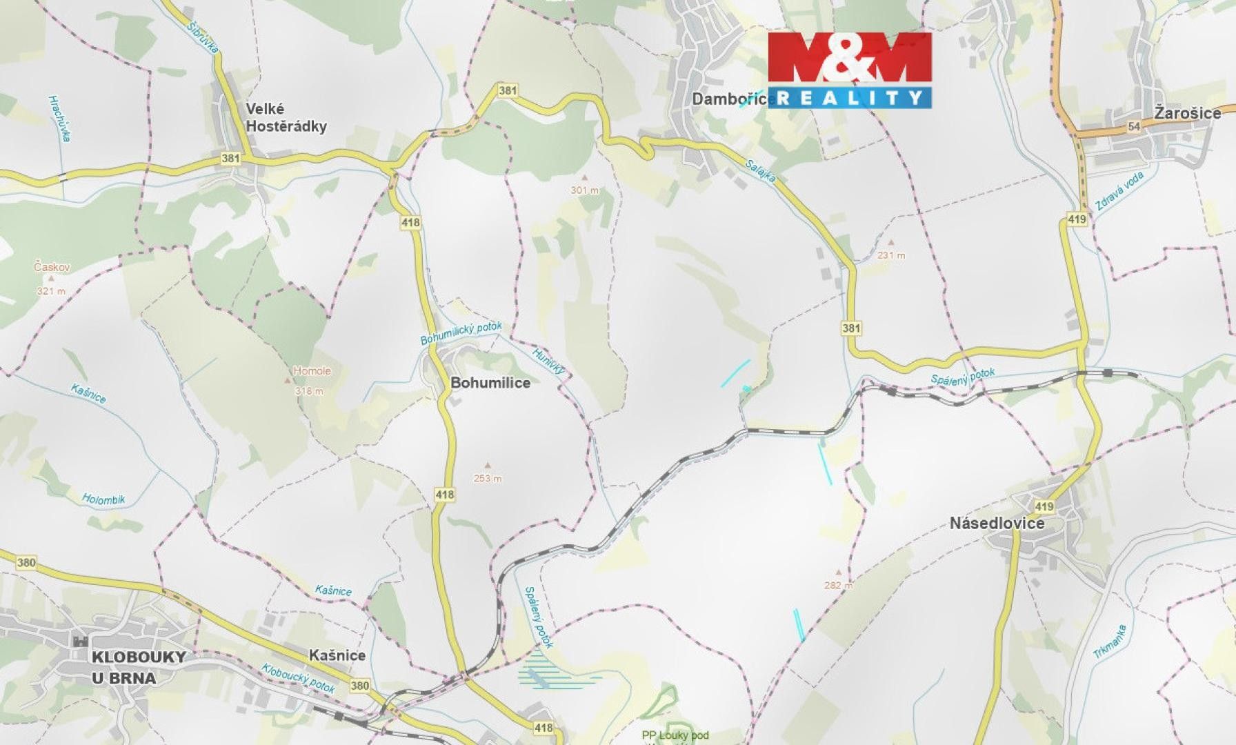 Zemědělské pozemky, Dambořice