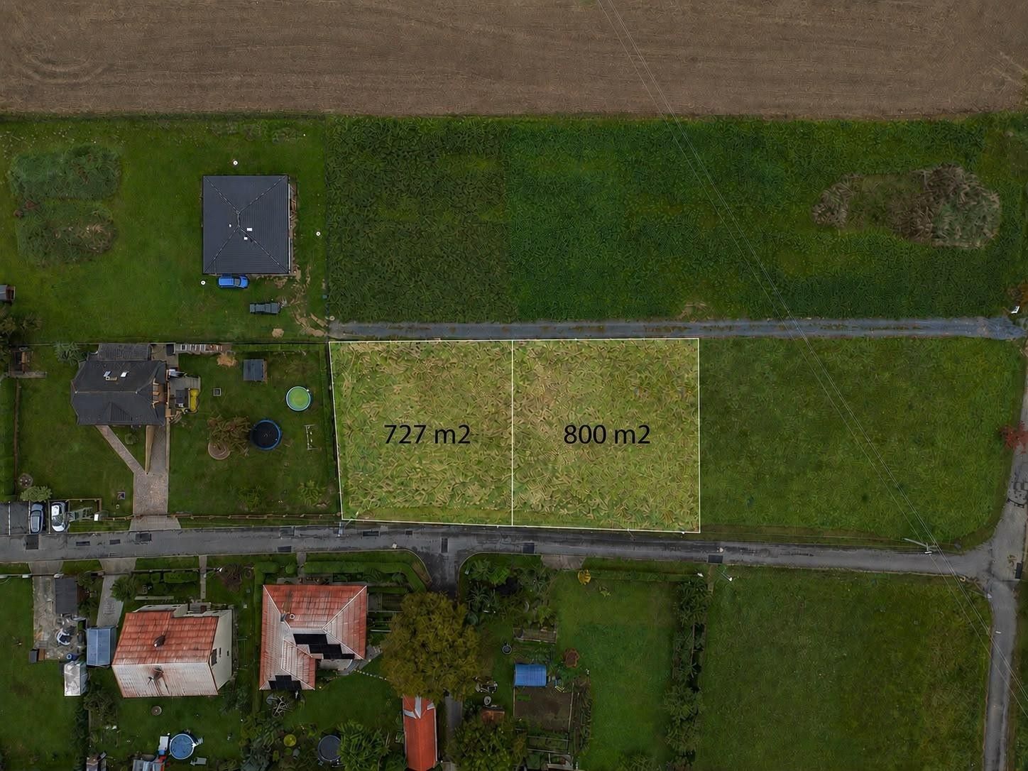 Pozemky pro bydlení, Zbizuby, 800 m² - 2
