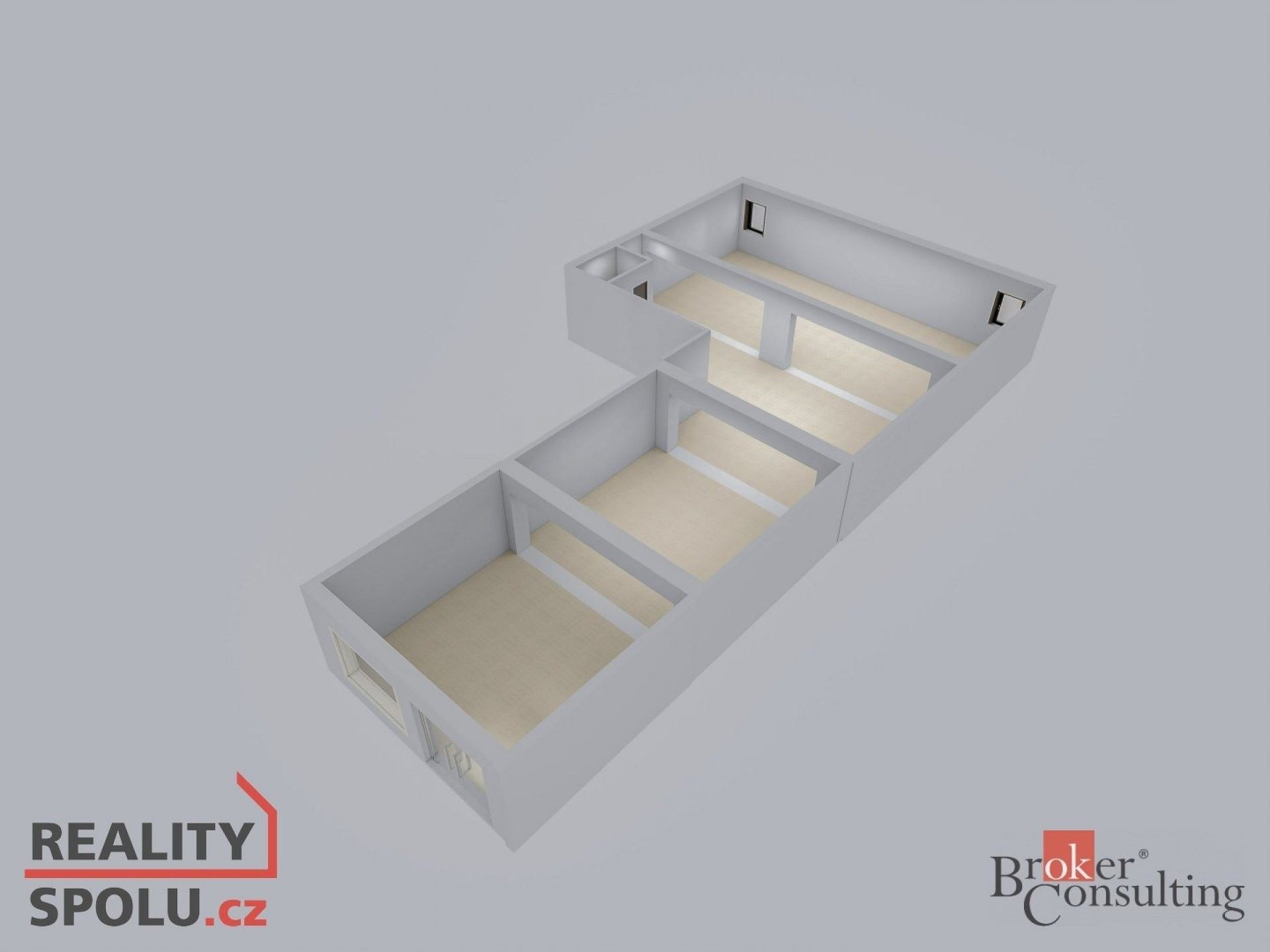 Pronájem kancelář - Benešov, 190 m²