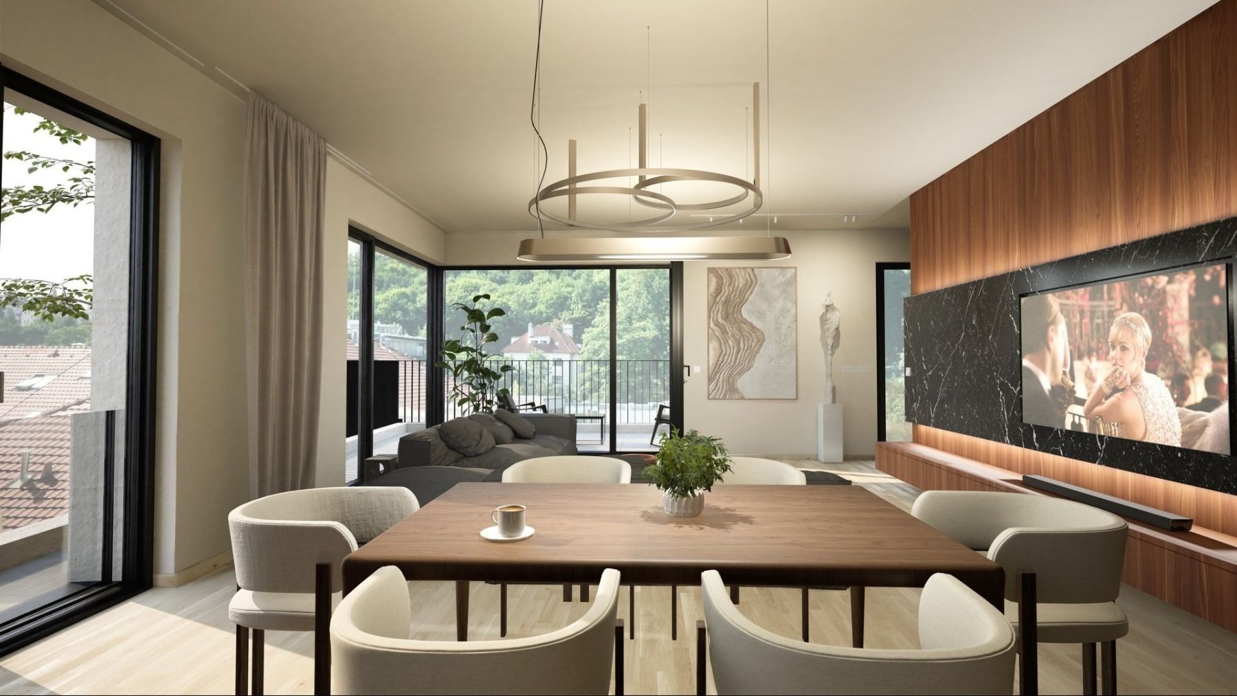 5+kk, Na Laurové, Praha - Smíchov, 204 m² - 1