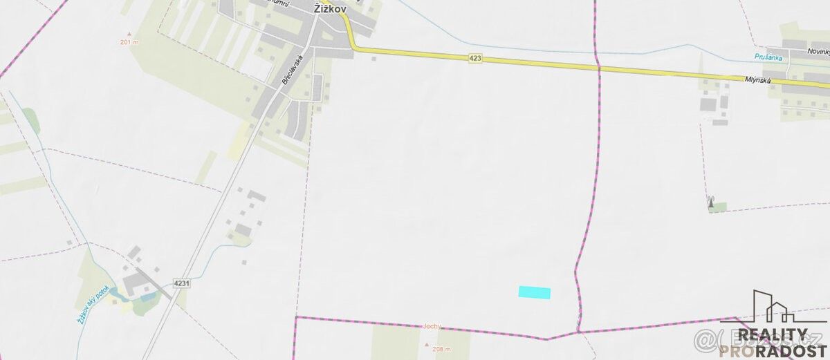 Prodej pozemek pro bydlení - Moravský Žižkov, 691 01