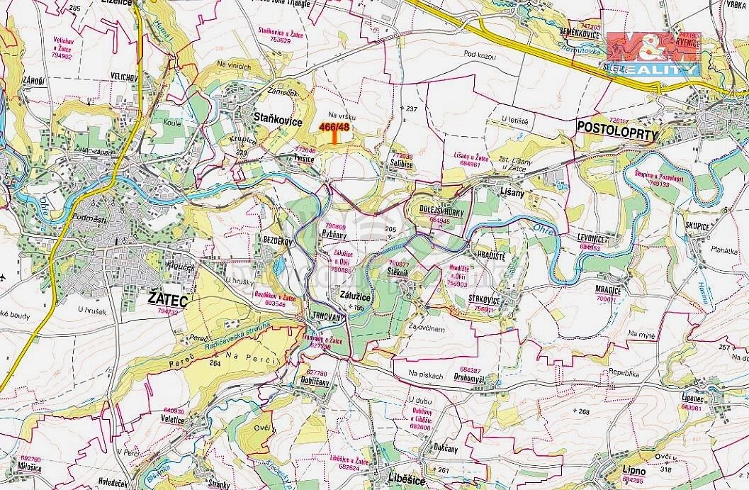 Prodej zemědělský pozemek - Staňkovice, okres Louny - 5