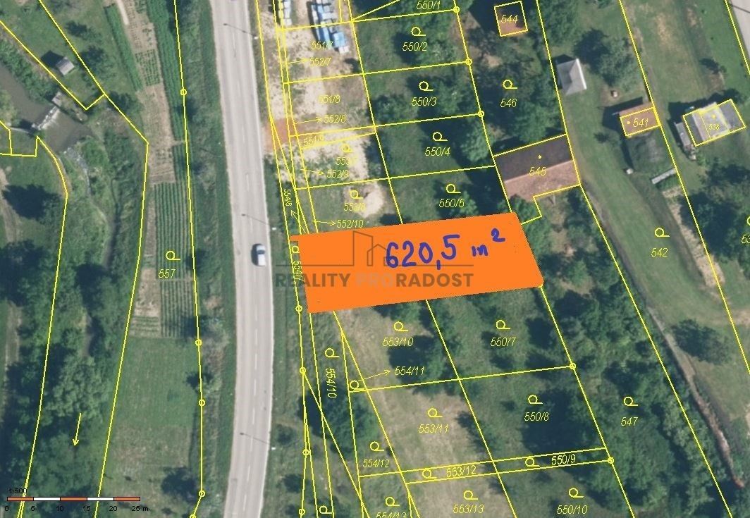 Prodej pozemek pro bydlení - Kyjov, 620 m²
