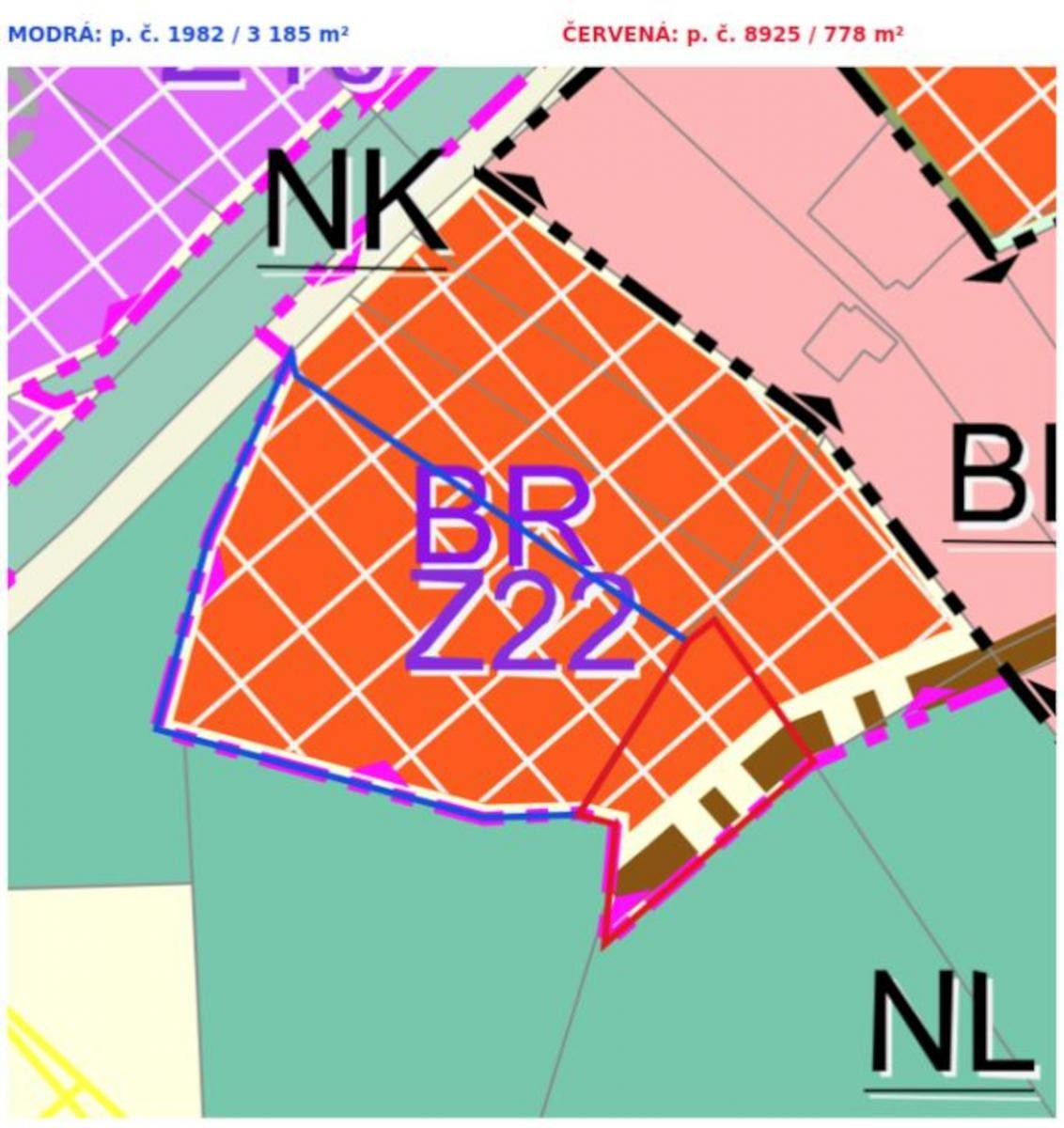 Prodej pozemek pro bydlení - Hájek, Klobouky u Brna, 3 963 m² - 5