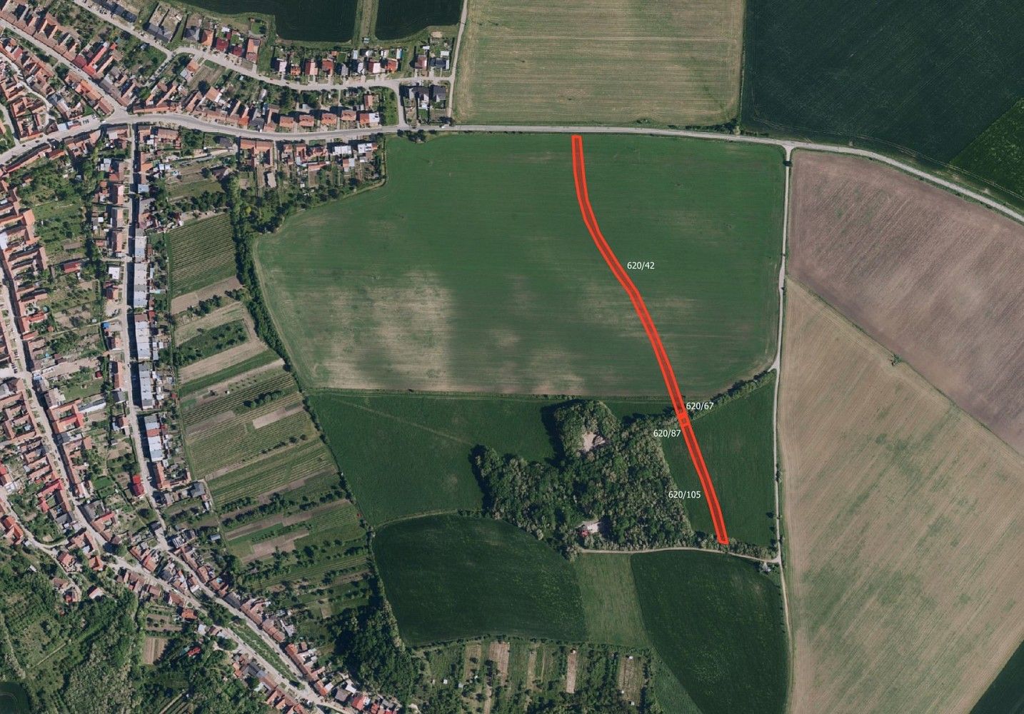 Zemědělské pozemky, Křepice, okres Břeclav, Jihomoravský kraj