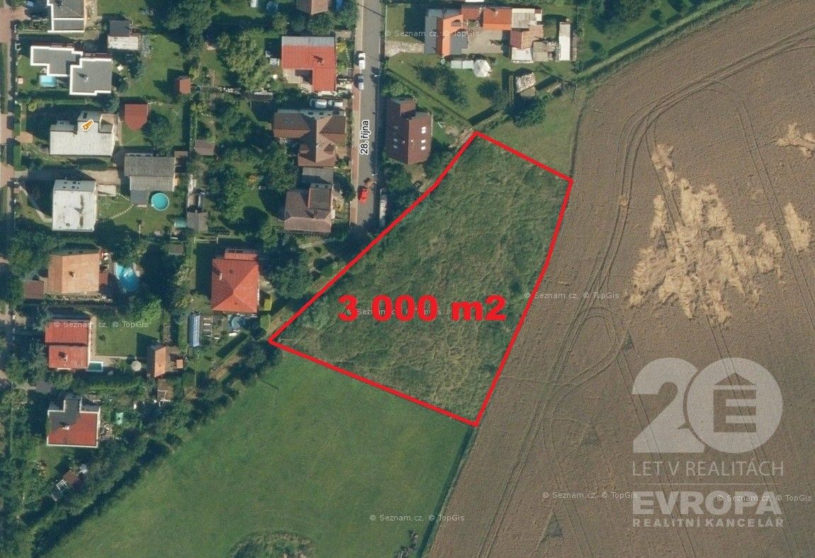 Prodej pozemek pro bydlení - Nemošice, Pardubice, 3 000 m²