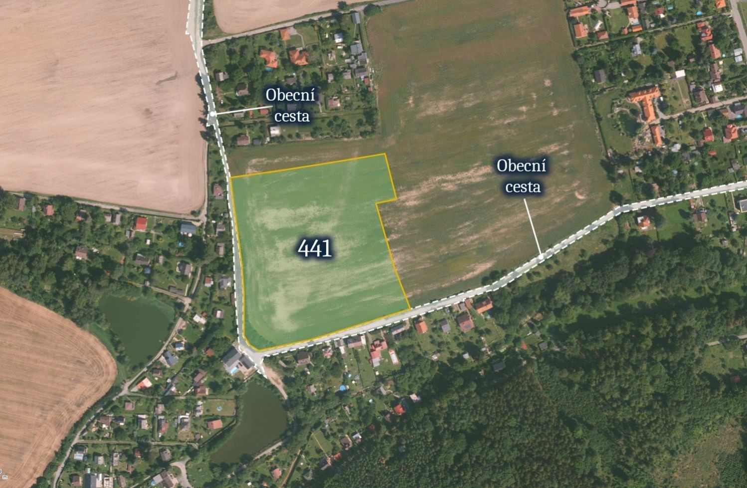 Zemědělské pozemky, Čisovice, 26 098 m²