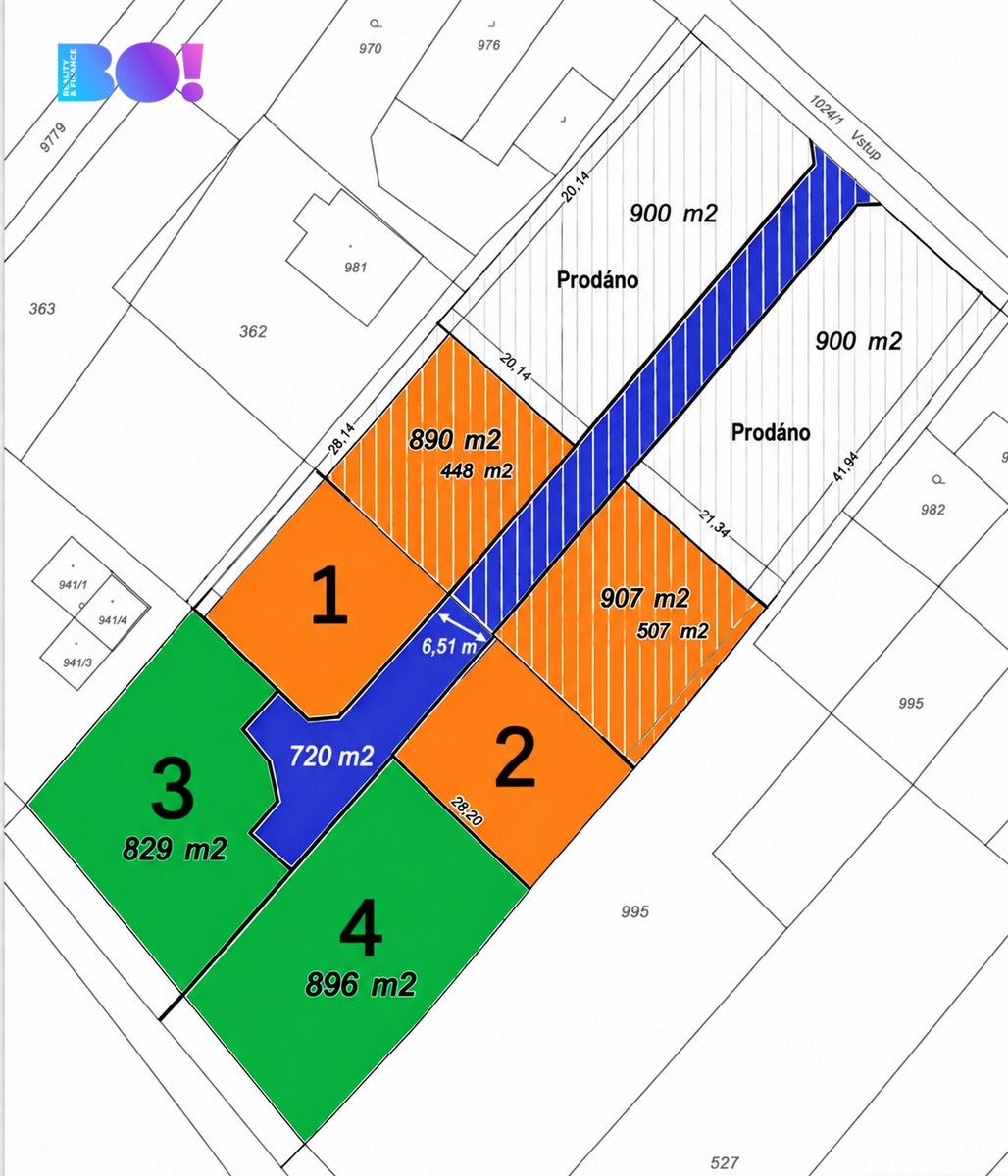 Prodej pozemek pro bydlení - Bohumín, 907 m² - 5