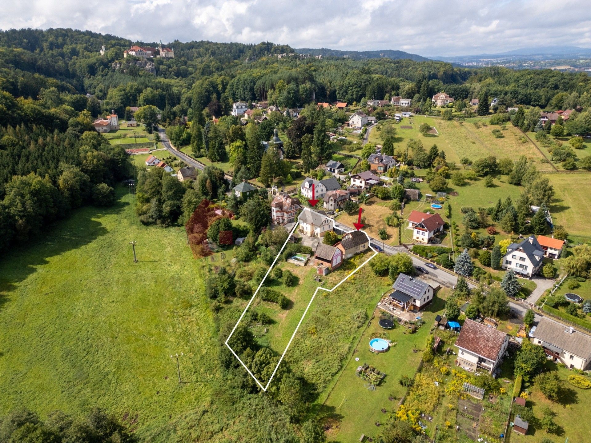 Ubytovací zařízení, Doubravice, Hrubá Skála, 342 m²