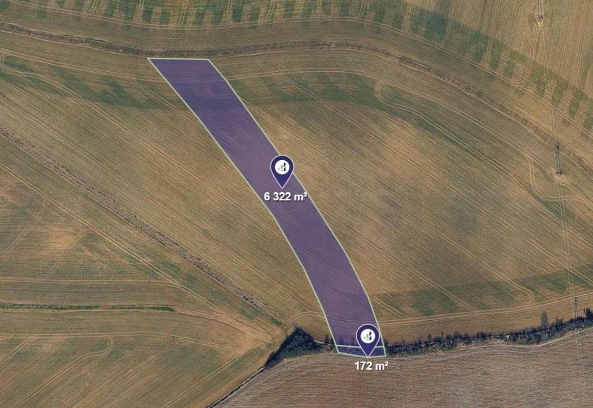 Zemědělské pozemky, Dobřany, 812 m² - 1