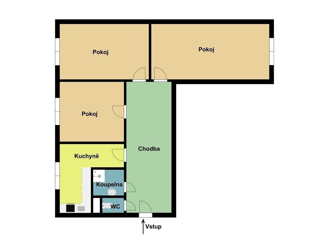 Prodej byt - Pacov, 395 01