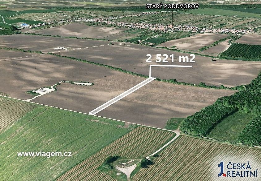 Prodej zemědělský pozemek - Starý Poddvorov, okres Hodonín, Jihomoravský kraj - 2