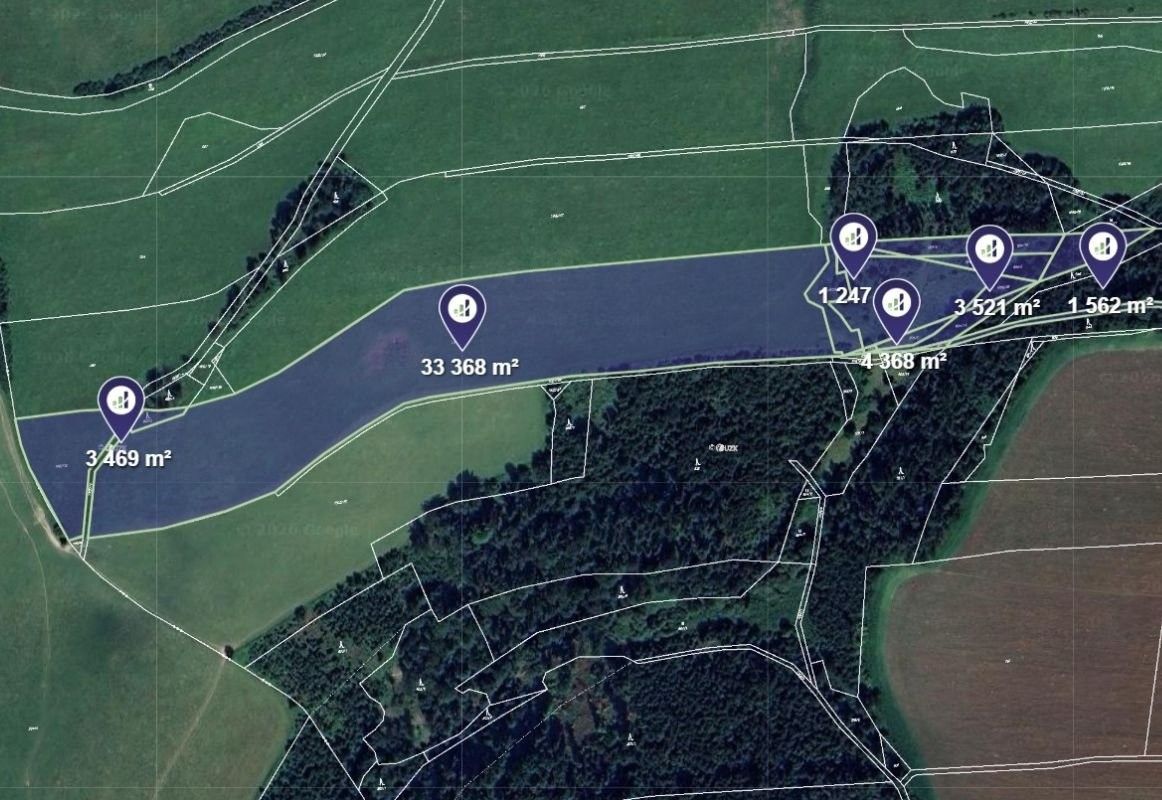 Zemědělské pozemky, Kružberk, 134 432 m² - 1