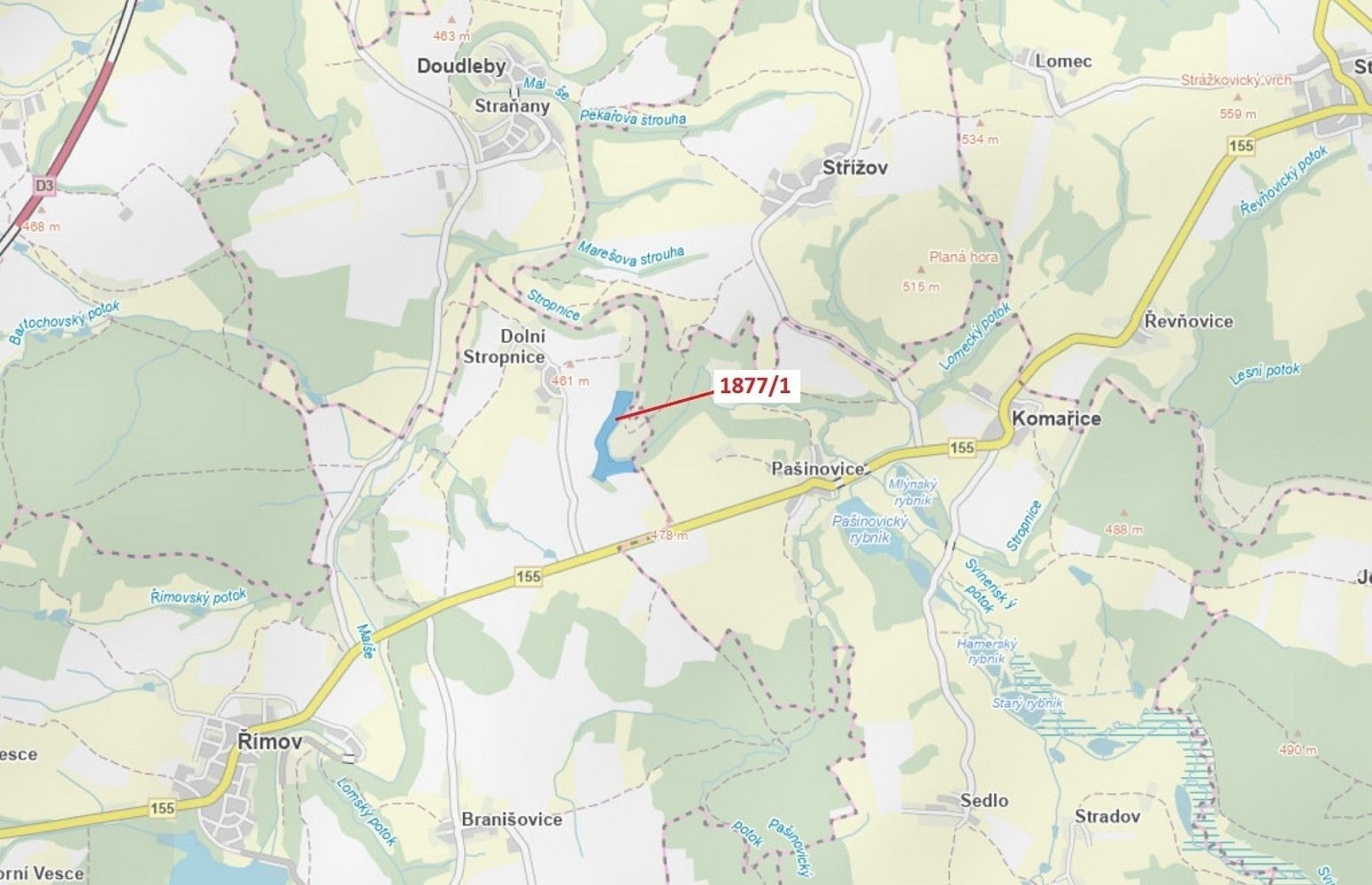 Les, 49 760 m²