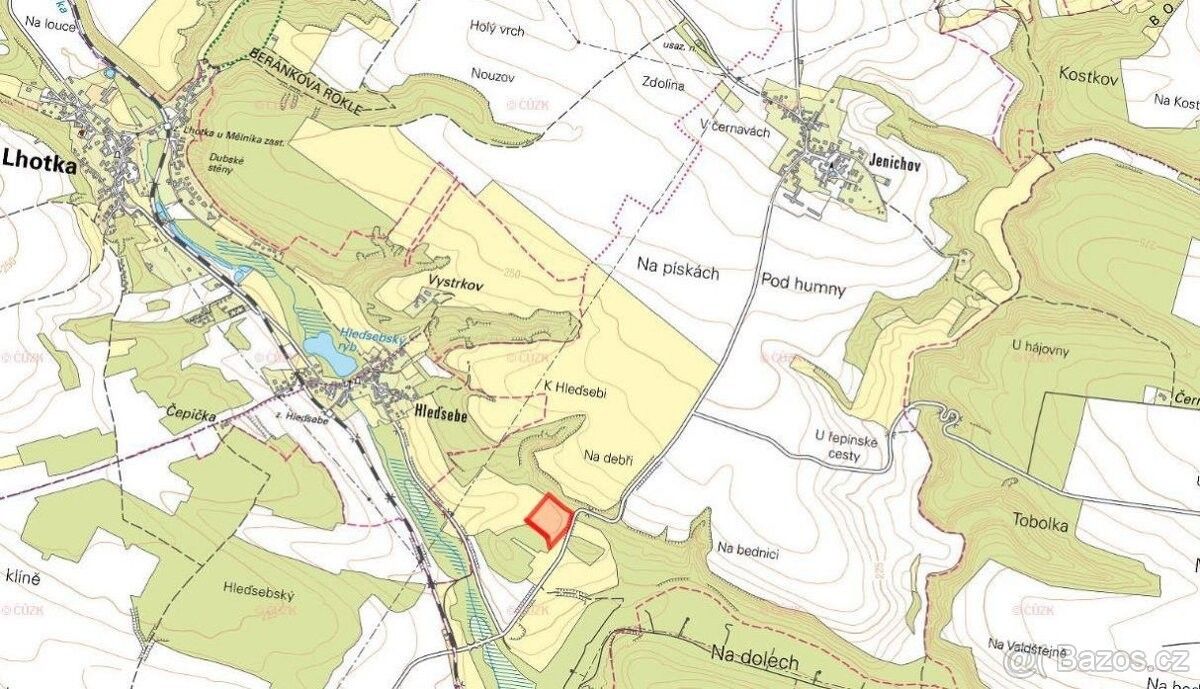 Prodej pozemek pro bydlení - Nebužely, 277 34