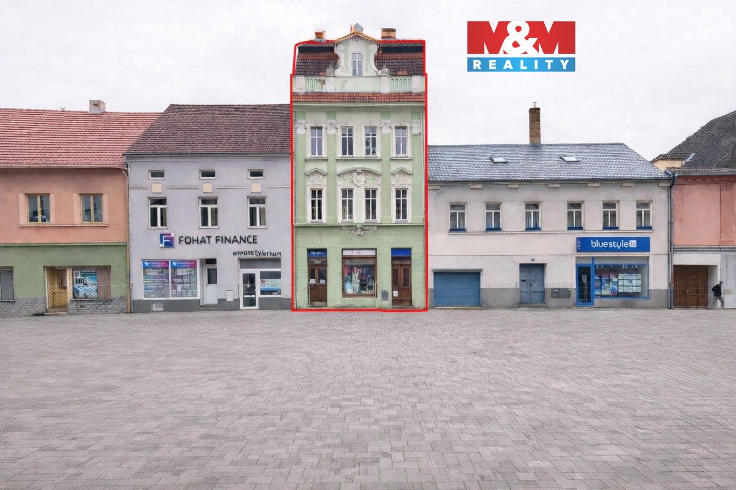 Činžovní domy, Velké náměstí, Strakonice, 549 m²