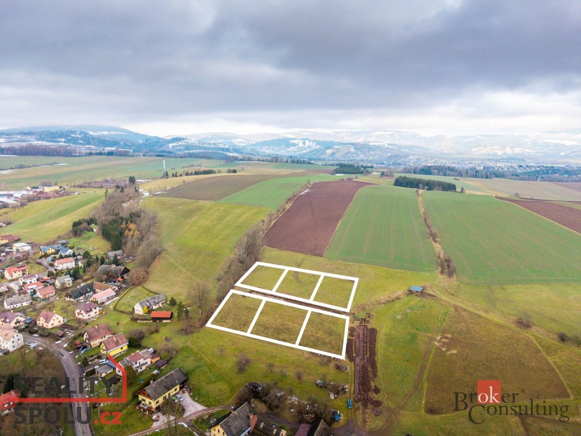 Prodej pozemek pro bydlení - Horní Branná, 1 257 m²