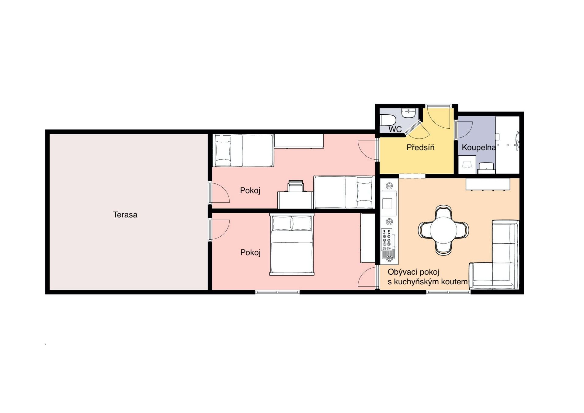 Byt 3+kk · 62 m² · Hraničná, Janov nad Nisou - 4