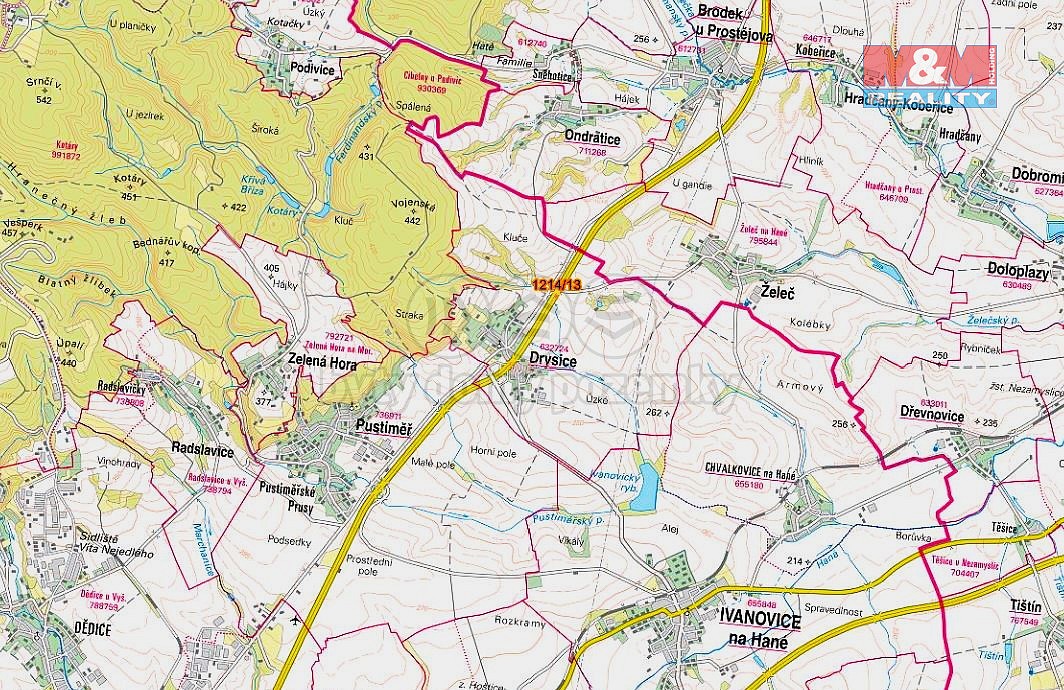 Prodej pozemek - Drysice, okres Vyškov - 5