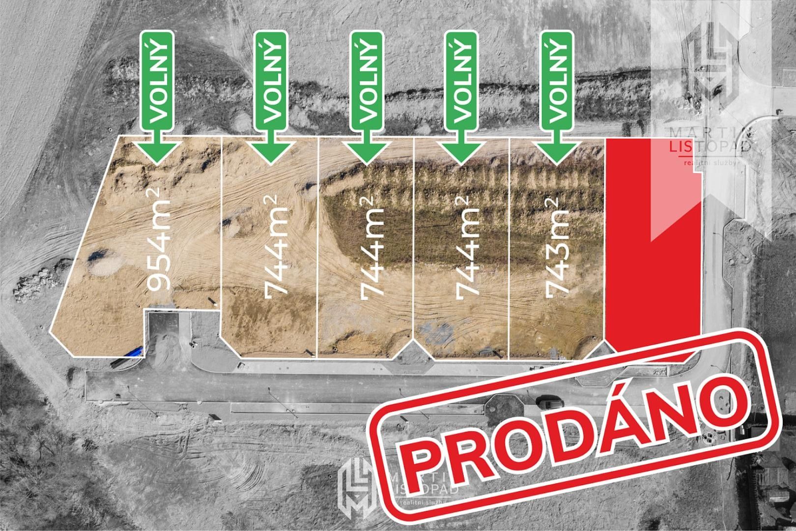 Pozemek pro bydlení, 729 m²