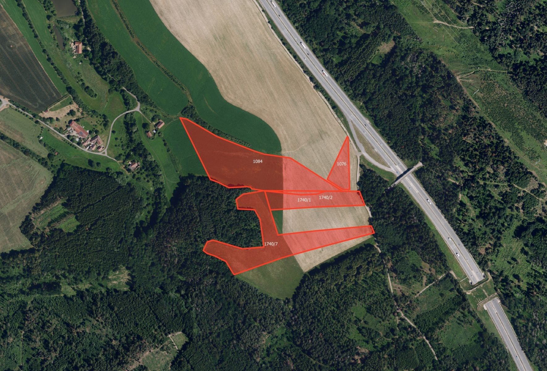 Zemědělský pozemek, 54 659 m²
