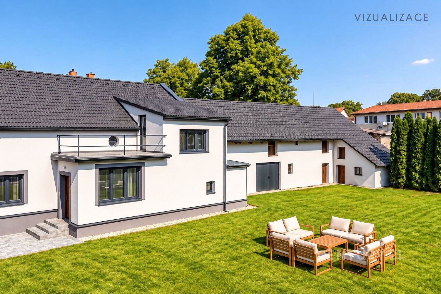 Rodinné domy, Horní Slivno, okres Mladá Boleslav, 155 m² - 1