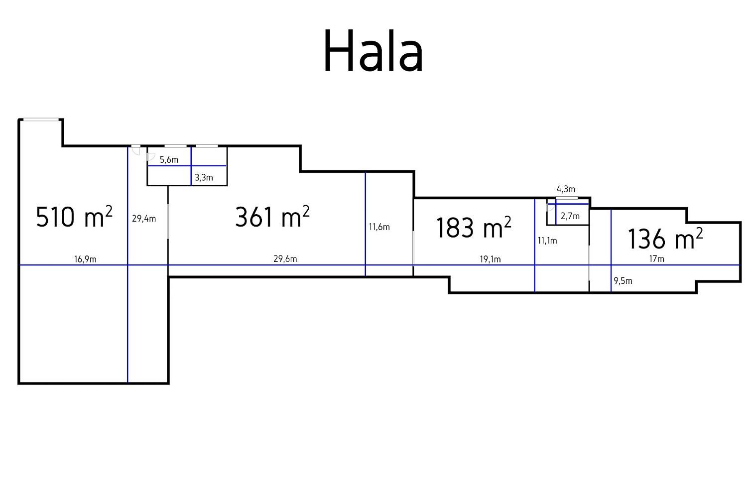 Pronájem výrobní prostory - Lomnice, okres Brno-venkov, Jihomoravský kraj, 510 m² - 5