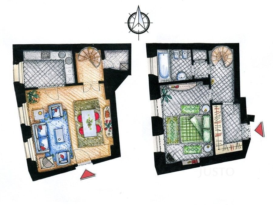 Byt 2+1 · 73 m² · Praha - Malá Strana, okres Praha 1, Hlavní město Praha - 4