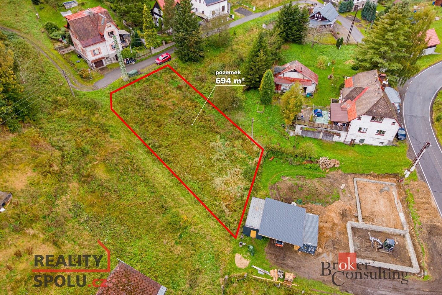 Prodej pozemek pro bydlení - Smržovka, okres Jablonec nad Nisou, Liberecký kraj - 2
