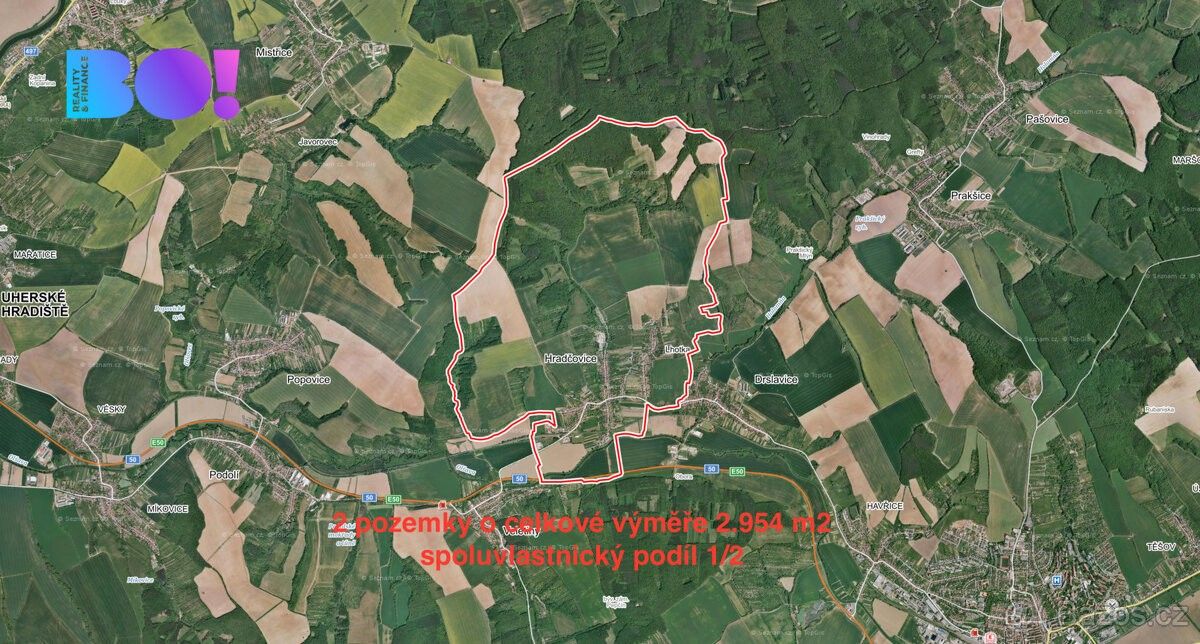 Zemědělské pozemky, Hradčovice, 687 33, 1 477 m²