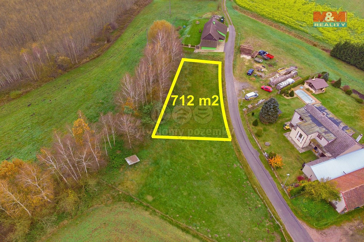 Zahrada, 712 m²