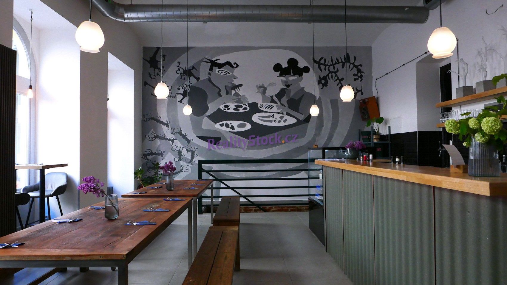 Restaurace, Dělnická, Praha, 254 m²