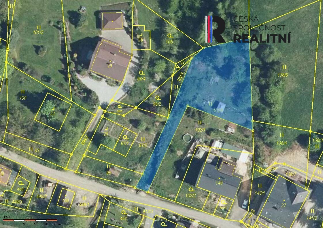 Pozemek pro bydlení, 1 218 m²