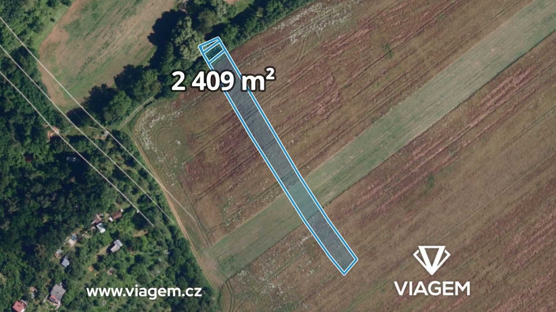 Zemědělský pozemek, 2 409 m²