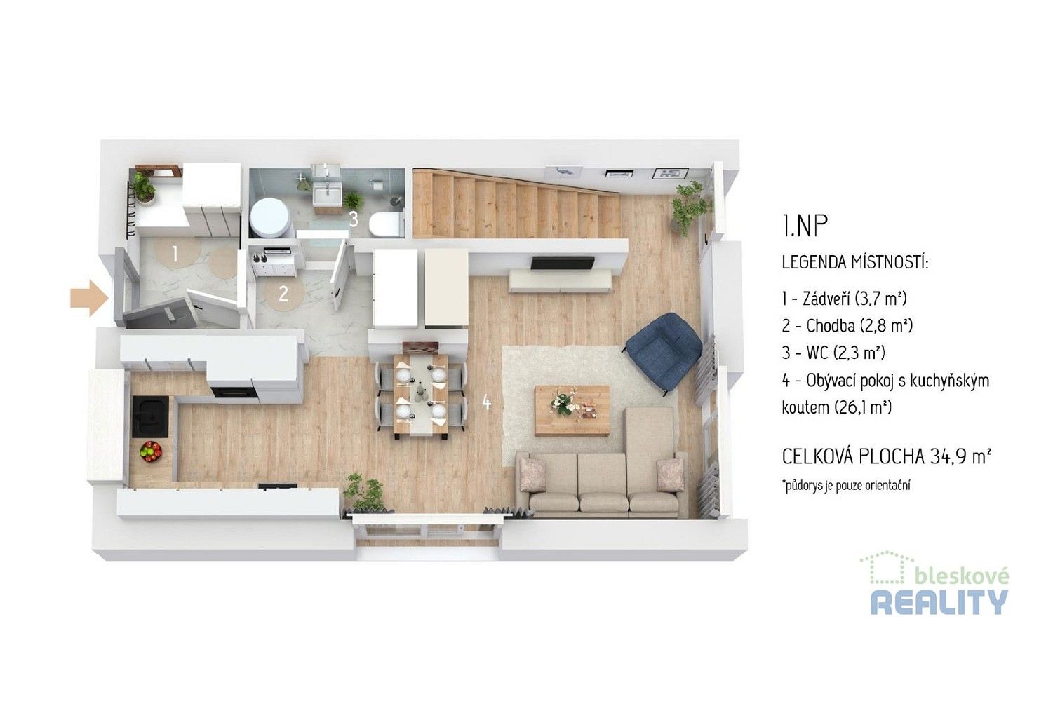 Prodej rodinný dům - Kutná Hora - Kaňk, Středočeský kraj, 71 m² - 5