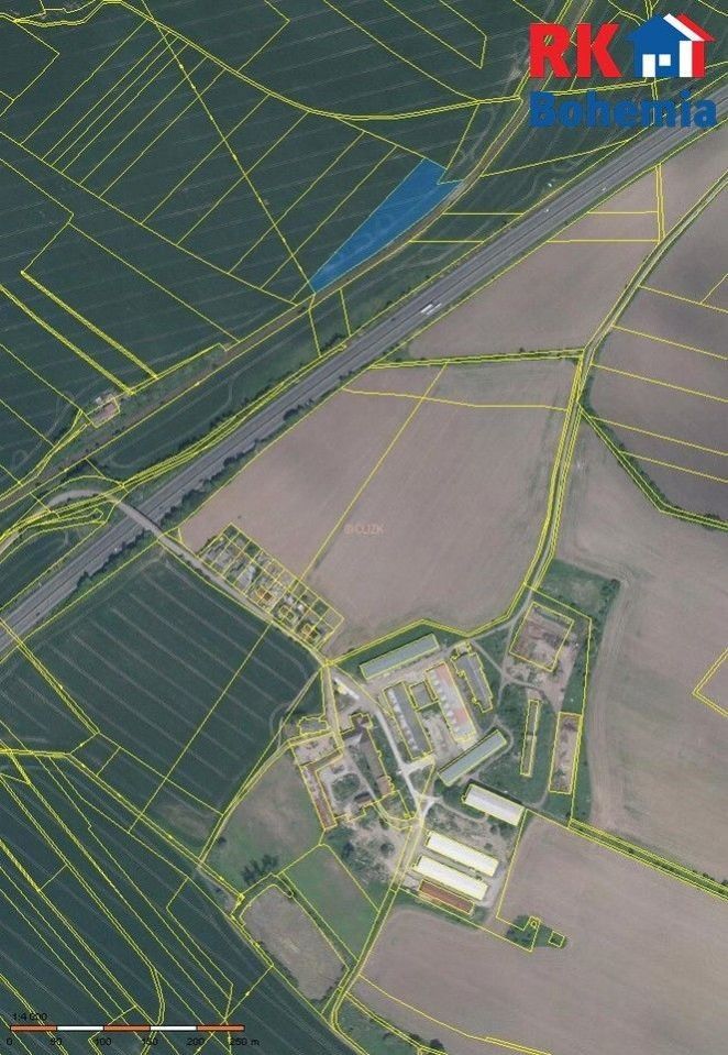 Zemědělské pozemky, Mnichovo Hradiště Hoškovice, 1 543 m² - 1